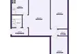Mieszkanie 3 pokoi 58 m² Mińsk, Białoruś