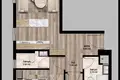 1 bedroom apartment 49 m² Mezitli, Turkey