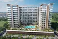 Complexe résidentiel New SOLA Residences with swimming pools and a kids' play area, Wasl Gate, Dubai, UAE