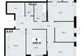 4 room apartment 101 m² South-Western Administrative Okrug, Russia