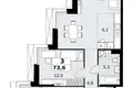 Wohnung 3 zimmer 74 m² Kommunarka, Russland