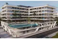Residential complex Residence Miami 2 with swimming pools and a green area close to Dubai Marina, Jumeriah Village Triangle, Dubai, UAE