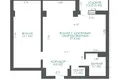 Квартира 2 комнаты 62 м² Минск, Беларусь