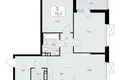 3 room apartment 70 m² poselenie Sosenskoe, Russia