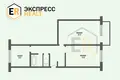 Wohnung 2 zimmer 44 m² Muchaviecki sielski Saviet, Belarus