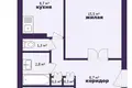 3 room apartment 64 m² Smarhon, Belarus