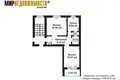 2 room apartment 59 m² Barysaw, Belarus