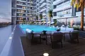 Residential complex New Amberhall Residence with swimming pools close to parks and international schools, JVC, Dubai, UAE