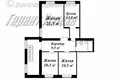 3 room apartment 95 m² Malaryta, Belarus