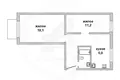 Appartement 2 chambres 46 m² Brest, Bélarus