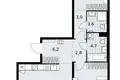 Квартира 2 комнаты 79 м² район Коммунарка, Россия