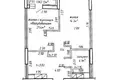 2 room apartment 42 m² Minsk, Belarus