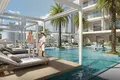 Complejo residencial Residential complex with swimming pools and a spacious co-working centre, in the green area of JVC, Dubai, UAE