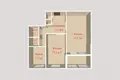 2 room apartment 49 m² Minsk, Belarus