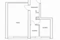 Квартира 1 комната 37 м² Варшава, Польша