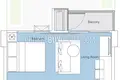 Mieszkanie 1 pokój 29 m² Choeng Thale, Tajlandia