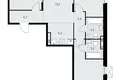 Apartamento 4 habitaciones 77 m² poselenie Sosenskoe, Rusia