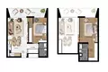 Multilevel apartments 2 bedrooms 112 m² Vathylakas, Northern Cyprus