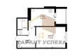Appartement 1 chambre 43 m² Muchaviecki sielski Saviet, Bélarus