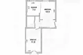 Квартира 2 комнаты 49 м² Брест, Беларусь
