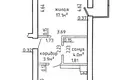 Wohnung 1 zimmer 38 m² Aziaryckaslabadski siel ski Saviet, Weißrussland