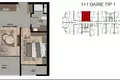 Apartamento 1 habitacion 58 m² en Mezitli, Turquía