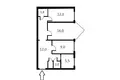 Mieszkanie 3 pokoi 56 m² Puszkin, Rosja