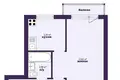 Квартира 1 комната 32 м² Минск, Беларусь
