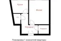 Appartement 1 chambre 37 m² Minsk, Bélarus