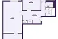 Wohnung 3 zimmer 61 m² Minsk, Belarus