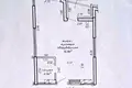 1 room apartment 41 m² Minsk, Belarus