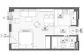 Condo 38 m² Tivat, Montenegro