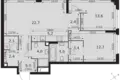 Квартира 3 комнаты 79 м² Москва, Россия