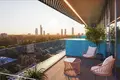 Residential complex New Barari Lagoons Residence with swimming pools amd green areas close to an American schools and Global Village, Majan, Dubai, UAE