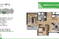 2 bedroom apartment 74 m² Mezitli, Turkey