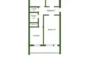 3 room apartment 62 m² Lida, Belarus