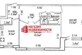 2 room apartment 56 m² Hrodna, Belarus