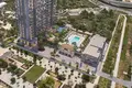 Wohnkomplex New Hyde Residences with swimming pools and wellness centers close to the shopping mall, Dubai Hills, Dubai, UAE