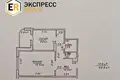 1 room apartment 41 m² Brest, Belarus