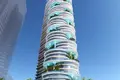 Complexe résidentiel New high-rise residence Damac Casa with swimming pools and gardens, Dubai Media city, Dubai, UAE