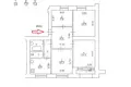 4 room apartment 77 m² okrug Gavan, Russia