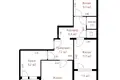 3 room apartment 65 m² Homel, Belarus