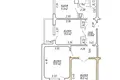 3 room apartment 72 m² Minsk, Belarus