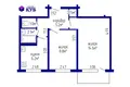 2 room apartment 38 m² Minsk, Belarus