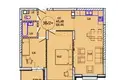 3 room apartment 69 m² Minsk, Belarus