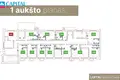 2 room apartment 43 m² Nemencine, Lithuania
