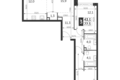 3 room apartment 77 m² North-Eastern Administrative Okrug, Russia