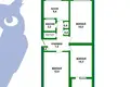 Квартира 3 комнаты 63 м² Минск, Беларусь