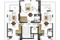 Ático 3 habitaciones 121 m² Alanya, Turquía