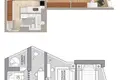 Mieszkanie 3 pokoi 64 m² Mińsk, Białoruś